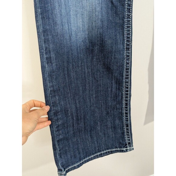 Ariat REAL Denim Jeans Womens (FITS 36 (TAG IS 29S) Blue Mid Rise Boot Cut - Picture 8 of 16